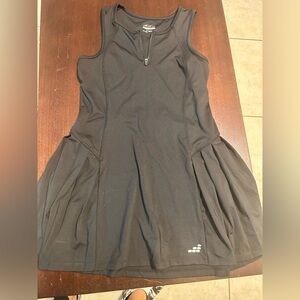 BCG Black Zip-Front Sports Top